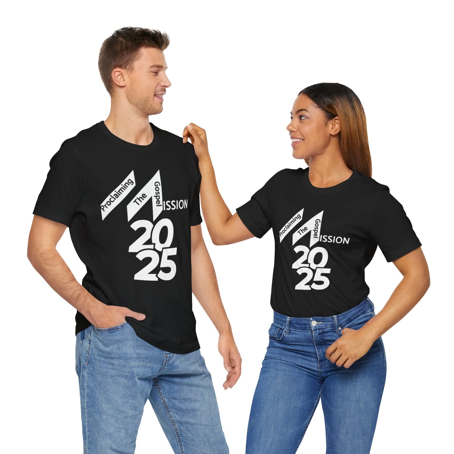 Mission 2025 Black Unisex Tee (Front Design Only)